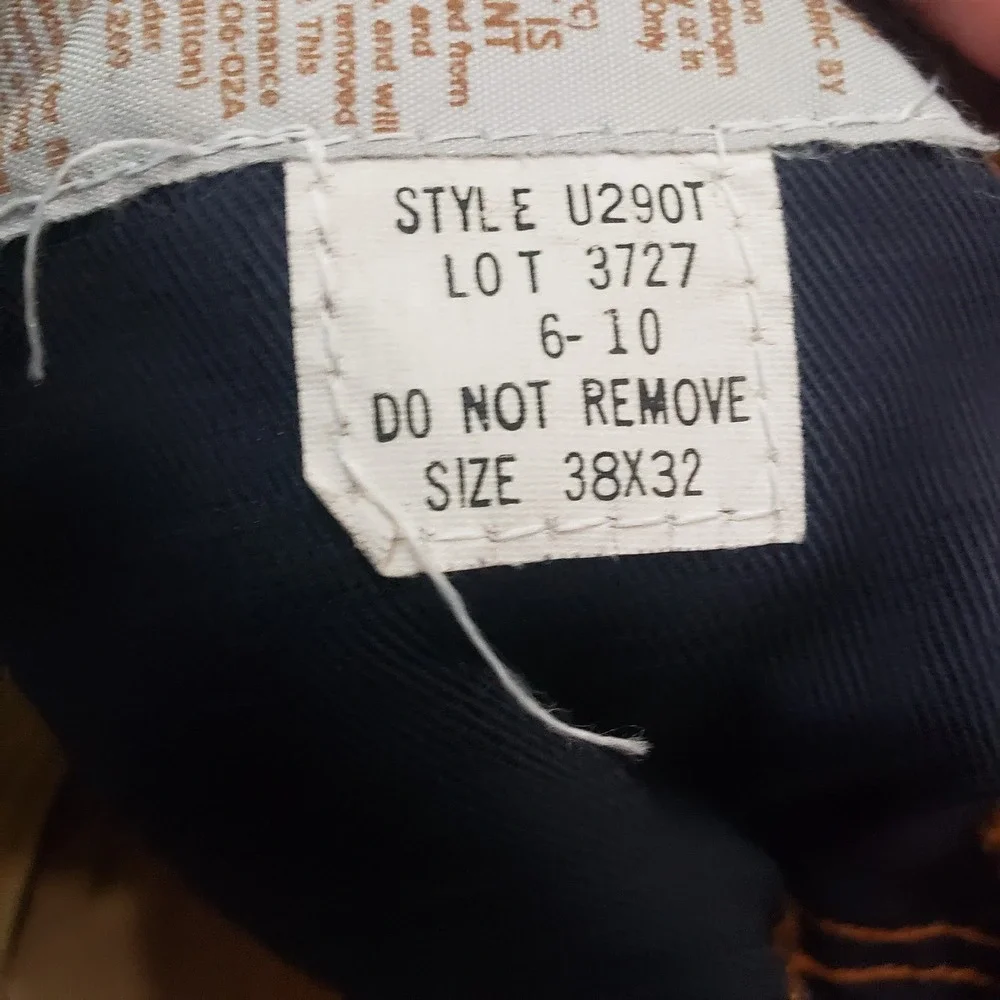 Tyndale‎ FR Pants Mens 38x32 Fire Resistant Work Wear Brown Pockets